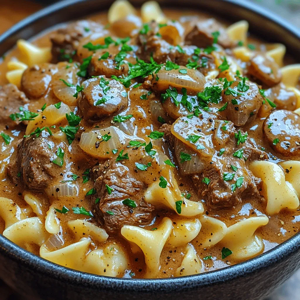 Melt-in-Your-Mouth Stroganoff: Why Slow Cooked Beef Wins